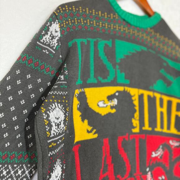 HBO Game of Thrones Medium Tis‎ The Last Season Knit Sweater Christmas Holiday - Picture 2 of 11